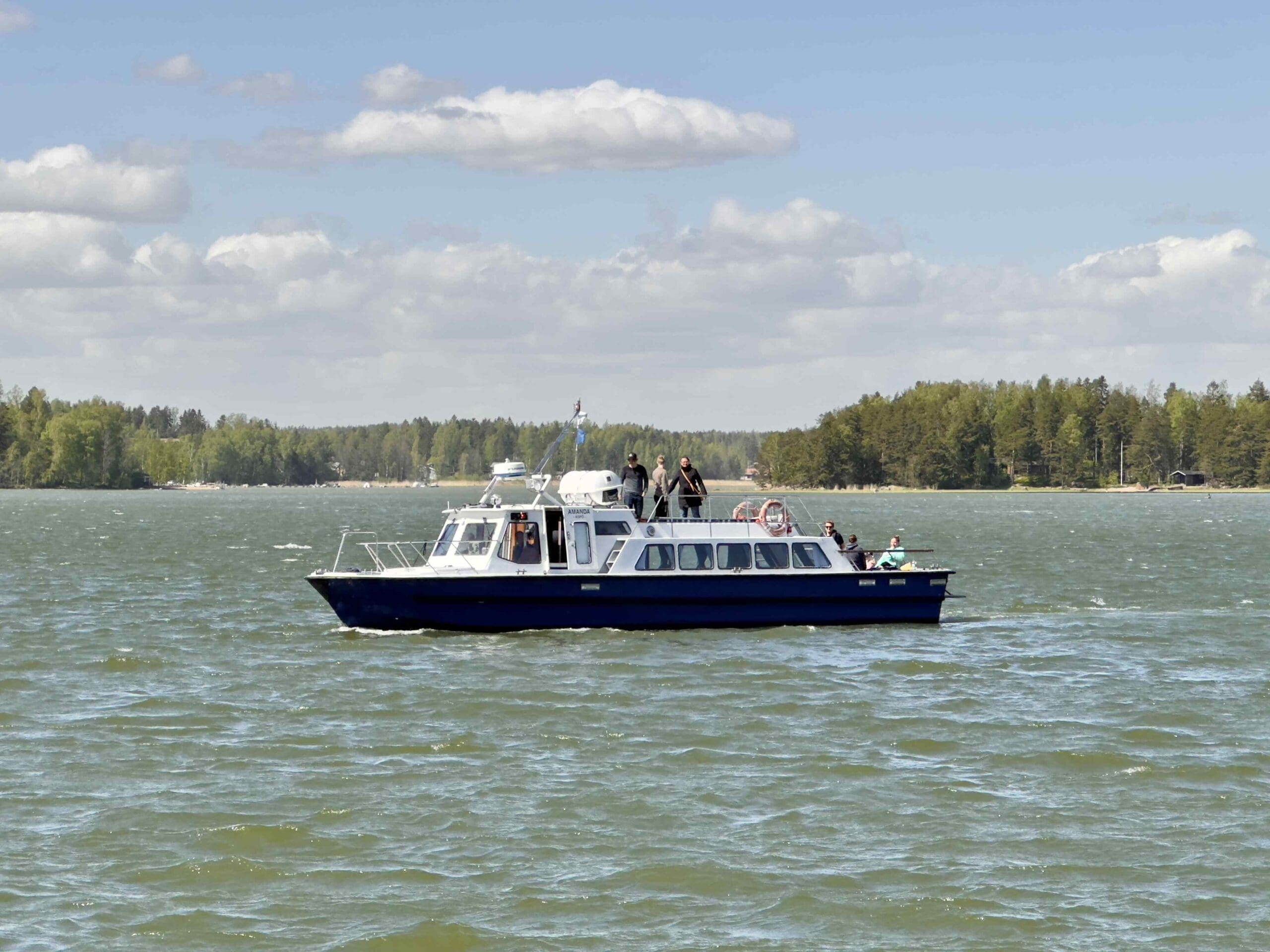 m/s Amanda Porvoon vesillä