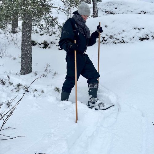 Lumikenkäily Porvoossa